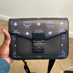 MCM Black and Purple Women's Bag